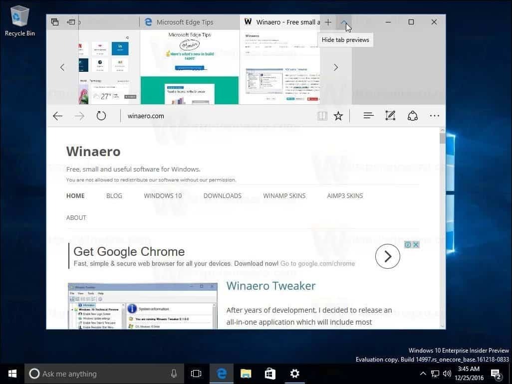 Windows 10 Creators Update Build 14997 avslører støtte for Blue Light og mer