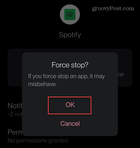 Få Spotify på en Android-låseskjerm