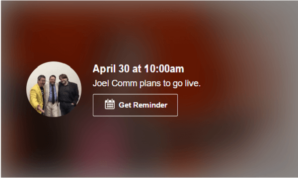 Facebook lar deg planlegge livene dine, slik at du kan fortelle dine venner og fans.
