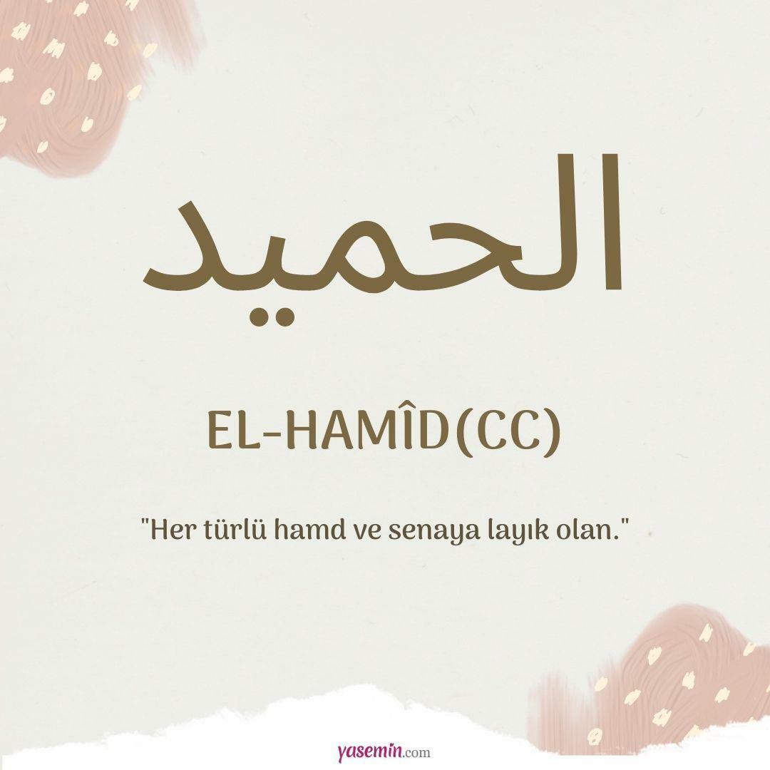 Hva betyr al-Hamid (cc)?
