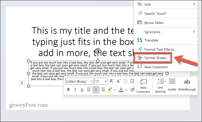 form i powerpoint-format