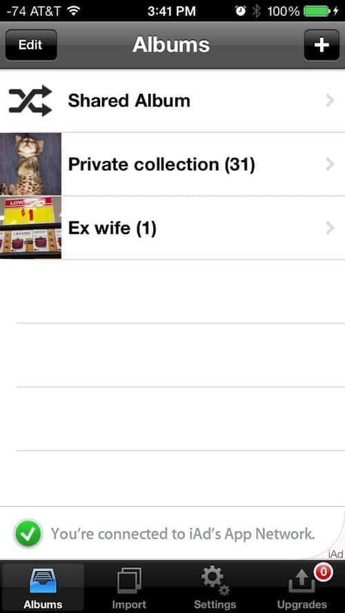 Slik holder du bildene dine private i iOS med Private Photo Vault