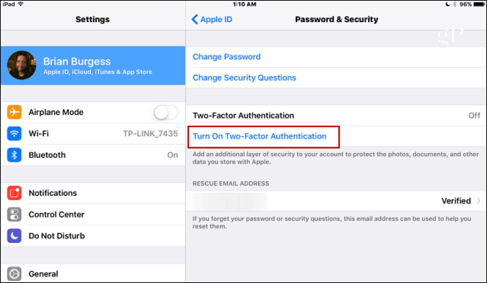 Slik aktiverer du tofaktorautentisering for Apple-ID-en din
