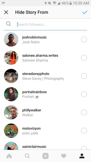 Du kan blokkere bestemte Instagram-følgere fra å se historiene dine.