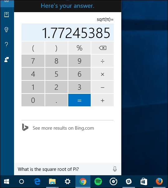 Cortana-matematikk