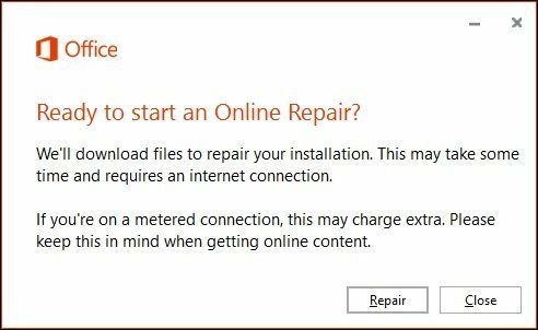 Office 365 reparasjon 5