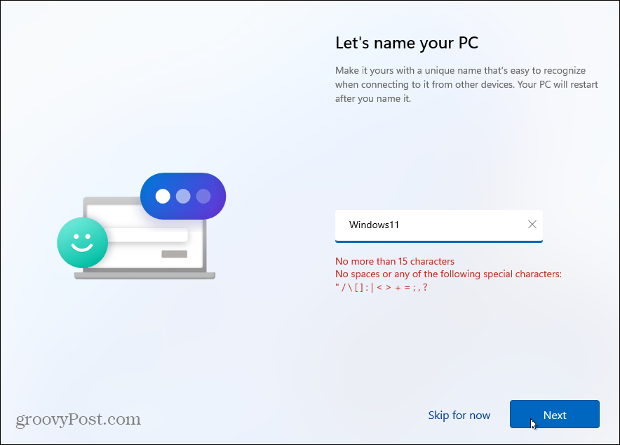 Navn Windows 11 PC
