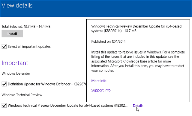 Windows 10-oppdatering desember