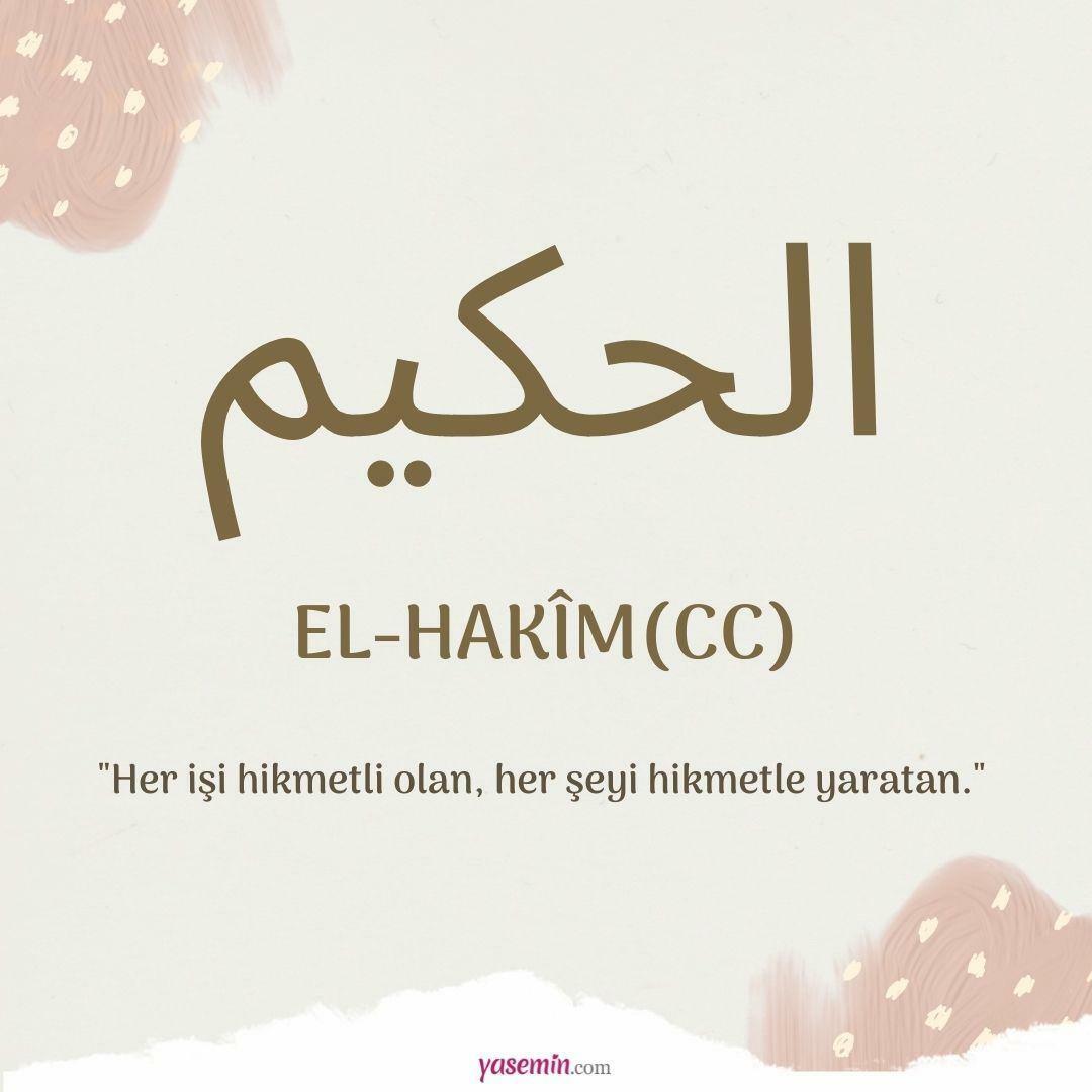 Hva betyr al-Hakim (cc)?