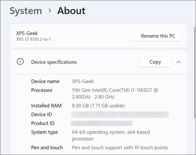 Finn din Intel CPU-generasjon på Windows 11