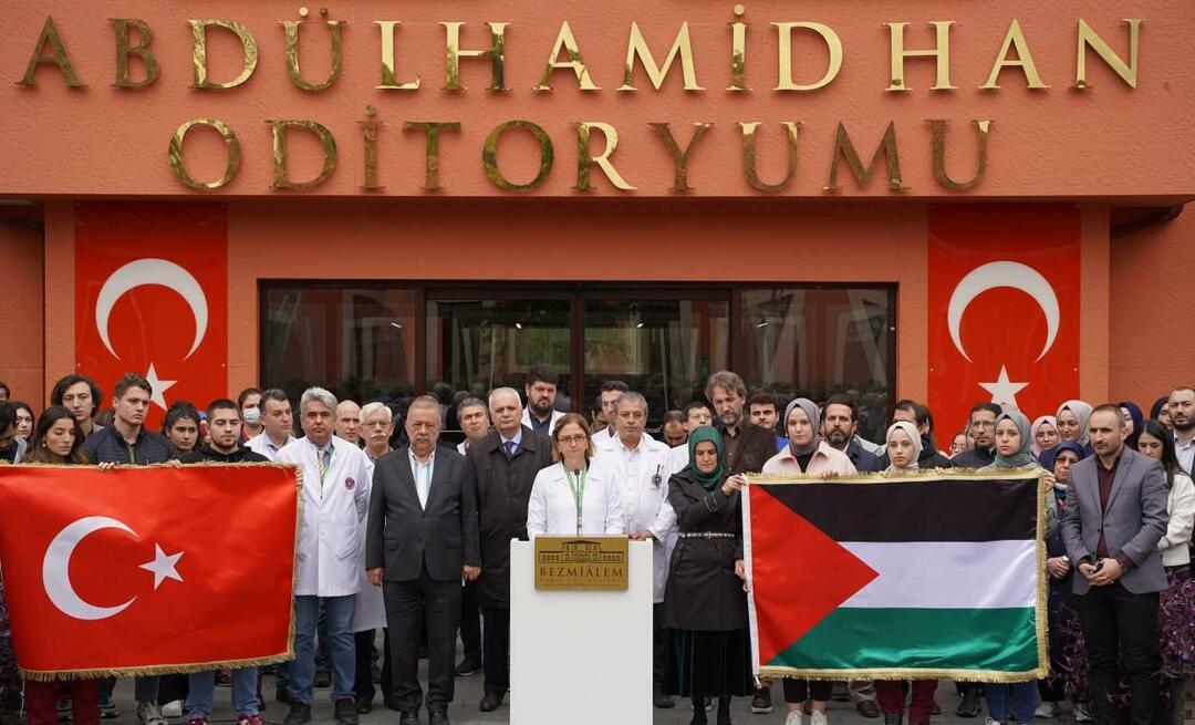 Meningsfull Gaza-uttalelse fra Bezmiâlem Vakıf University!