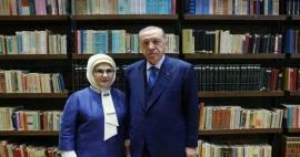 Et rekordbesøk kom til Rami-biblioteket, innviet av president Erdogan