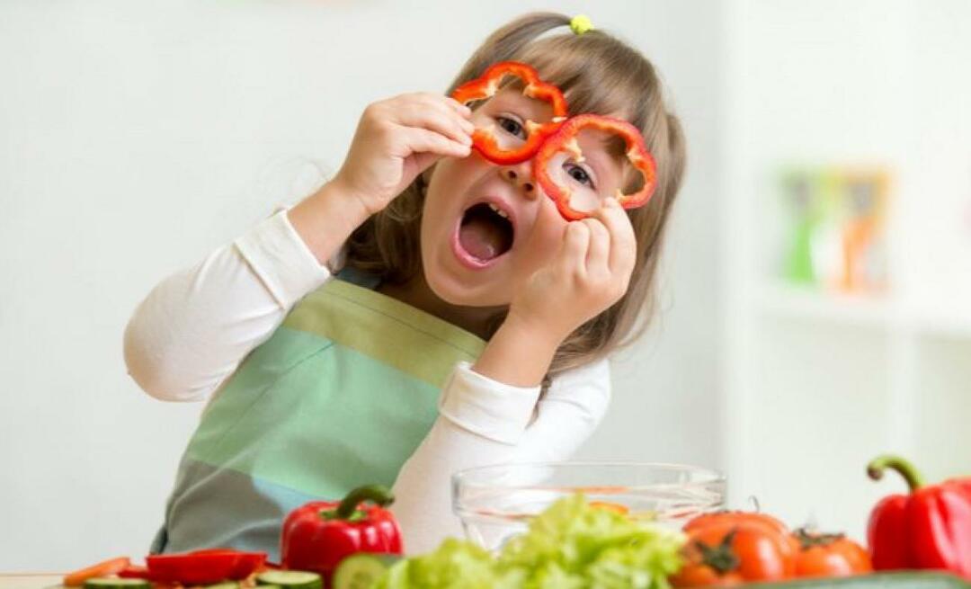 Hva bør være riktig ernæring hos barn? Her er frukt og grønnsaker fra januar...