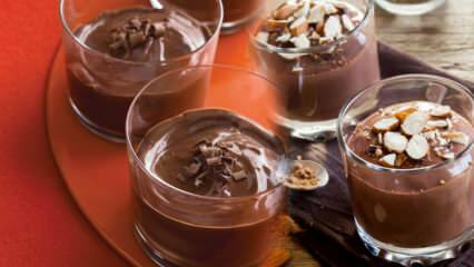 Får sjokoladepudding deg til å gå opp i vekt? Banan og diett sjokoladepudding oppskrift hjemme