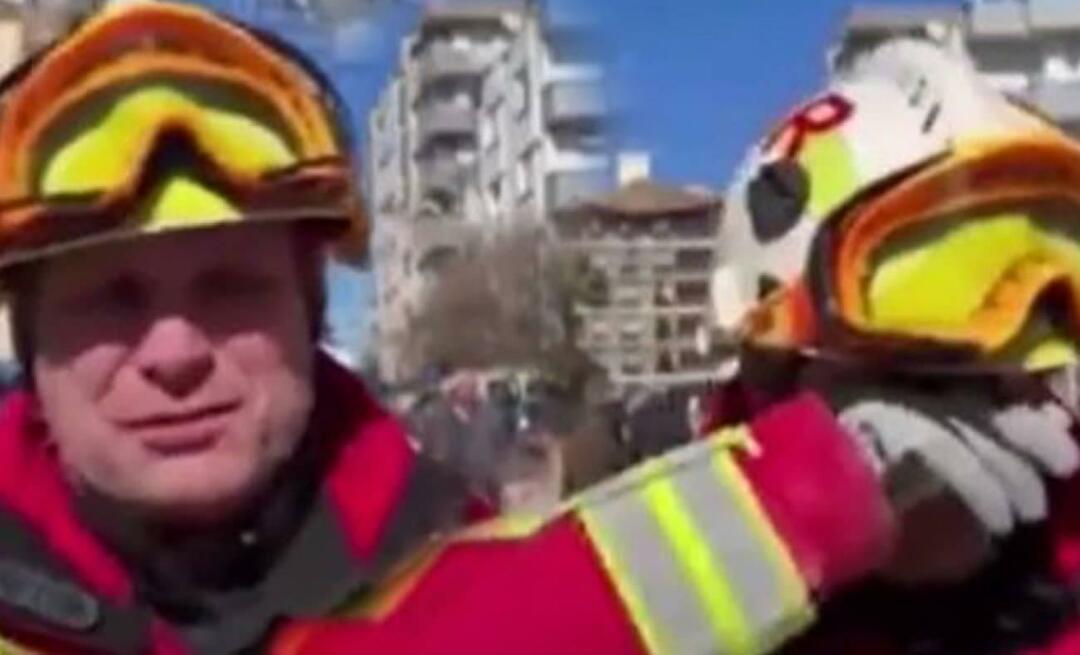 Fra jordskjelvområdet brast den ungarske søke- og redningsspesialisten ut i gråt! 