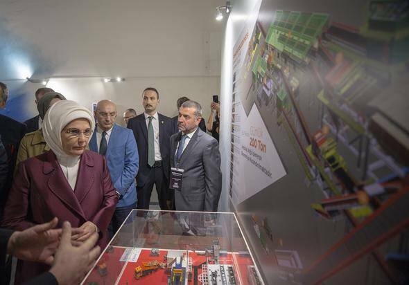 First Lady Erdoğan ved åpningen av transformasjonsprosjektet i Kentpark!