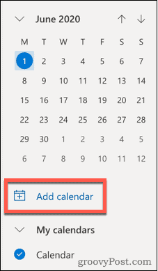 Legg til kalenderikon i Outlook
