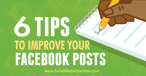 tips for å forbedre facebookinnlegg