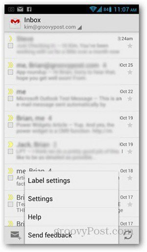 gmail-innstillinger