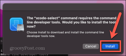 installer xcode kommandolinjeverktøy