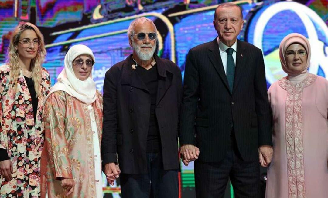 Yusuf Islam ga gitaren sin til president Erdogan!
