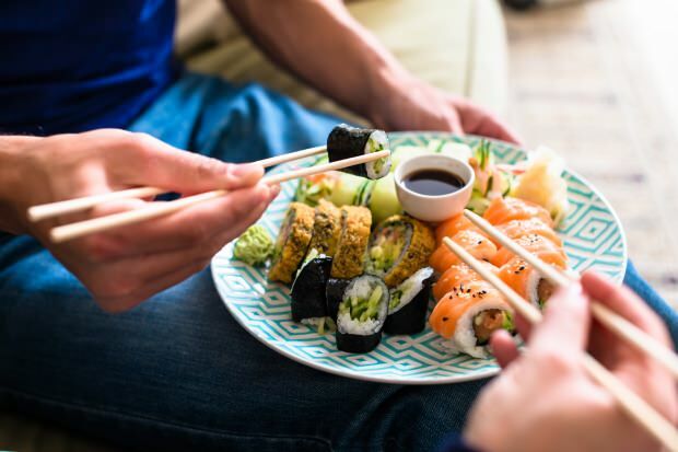 ingredienser i sushi