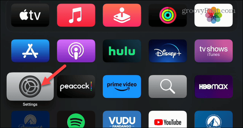 Deaktiver automatisk avspilling av video og lyd på Apple TV