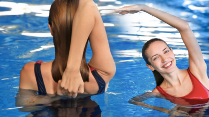 Monter magen i 3 bevegelser! De mest effektive regionale slankebevegelsene du kan gjøre i vann