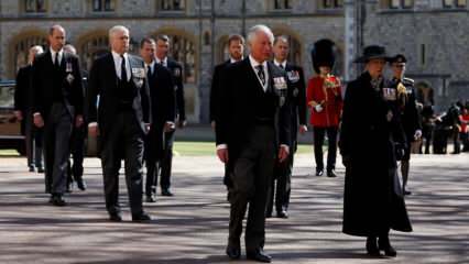 Kongeriket England har blitt svart! Bilder fra prins Philips begravelse ...