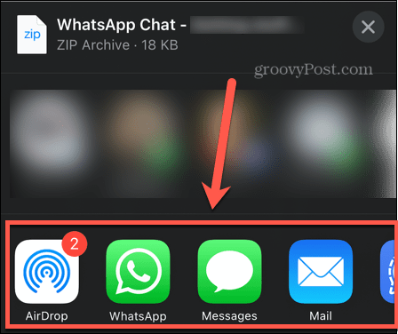 eksportalternativer for whatsapp