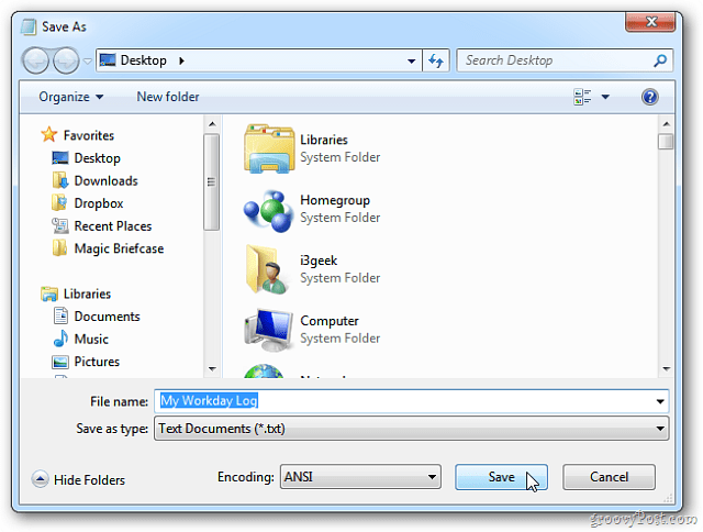 Windows Notisblokk: Lag tidstemplede logger