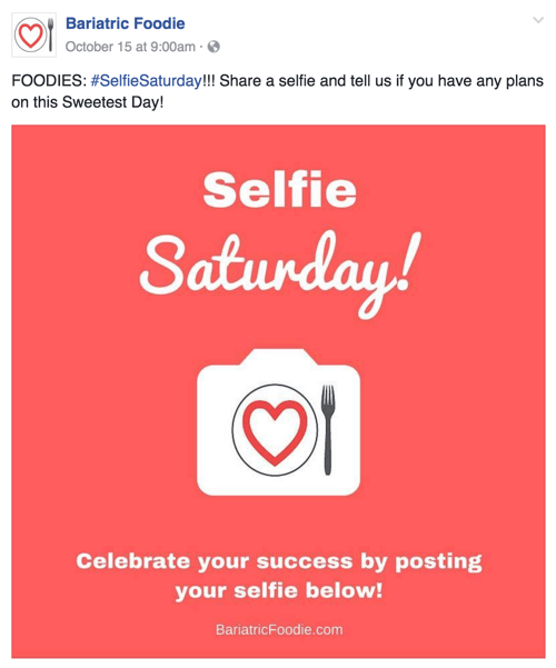 selfie lørdag sosial innlegg eksempel