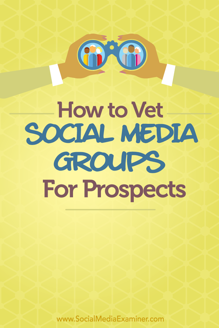 hvordan veterinærgrupper for sosiale medier for potensielle kunder