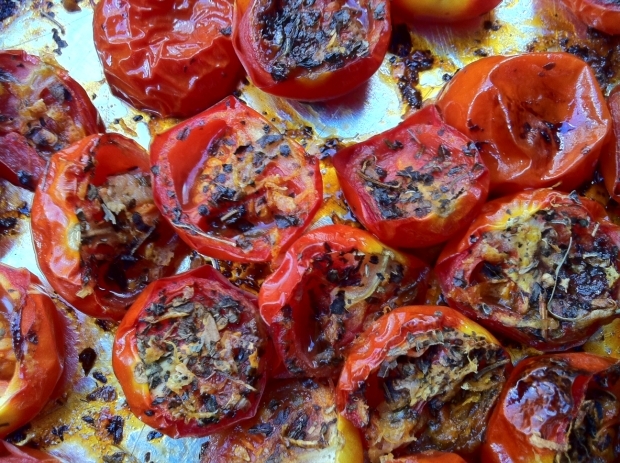 bakte tomater
