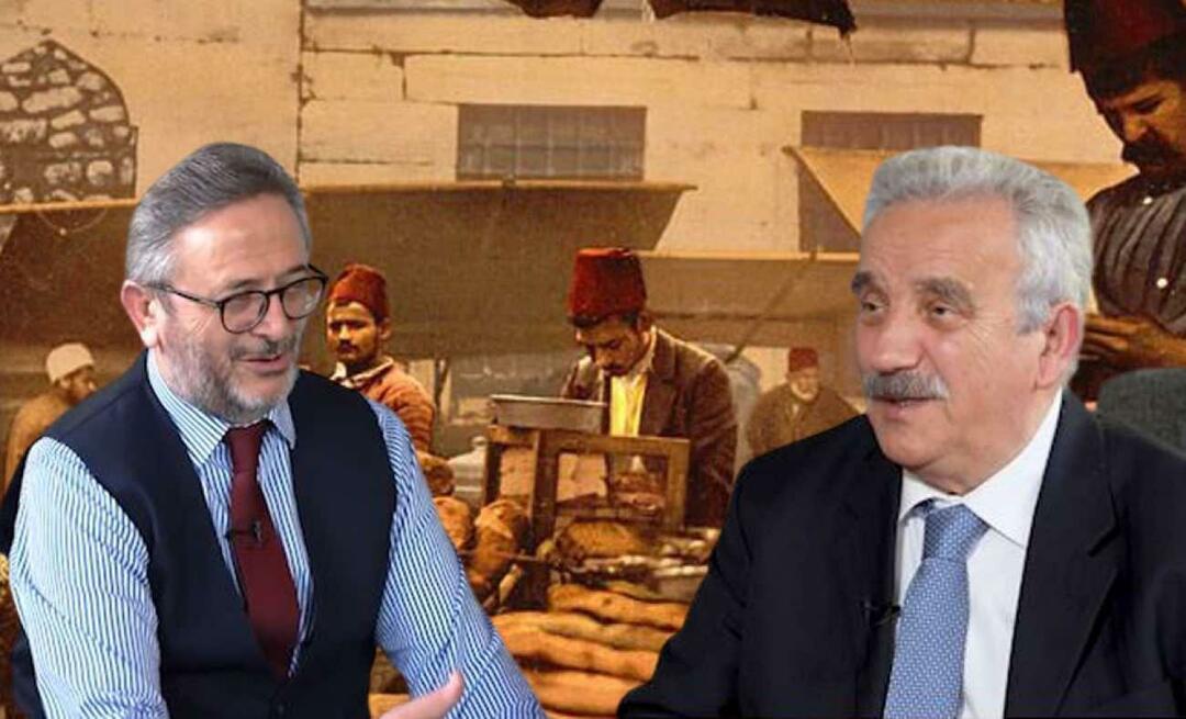 Dr. Coskun Yilmaz og prof. Dr. "Ramadan-forberedelser i det osmanske riket" med uttrykket til Mehmet İpşirli