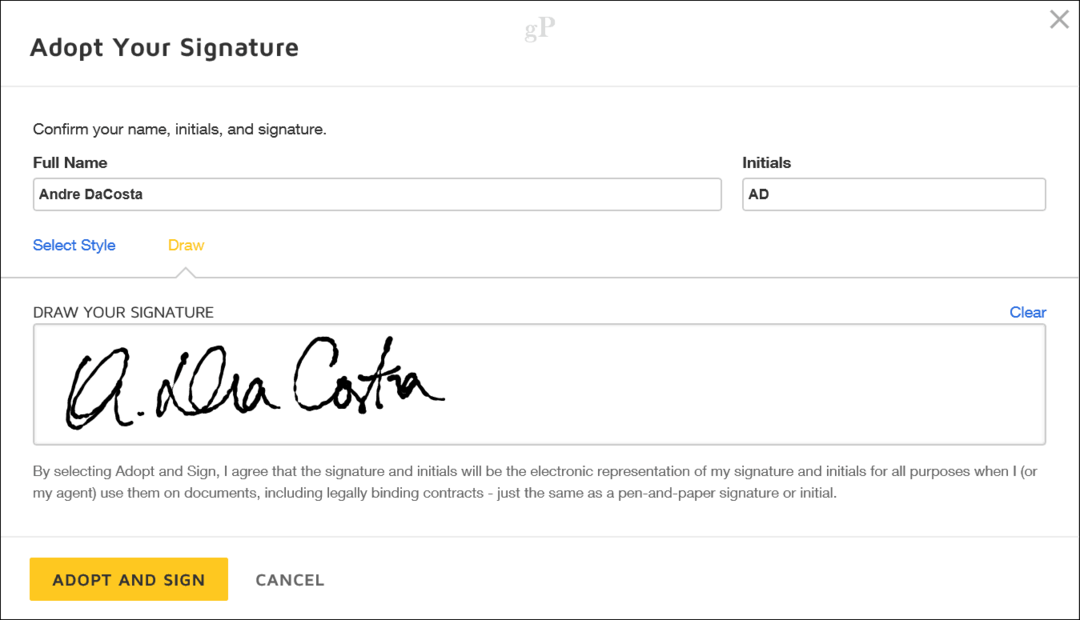 Slik bruker du DocuSign til å signere dokumenter digitalt