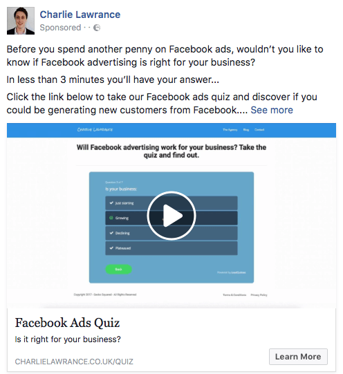 Bruk Facebook-videoannonser for å gi brukerne en forhåndsvisning av innhold av blymagnet.