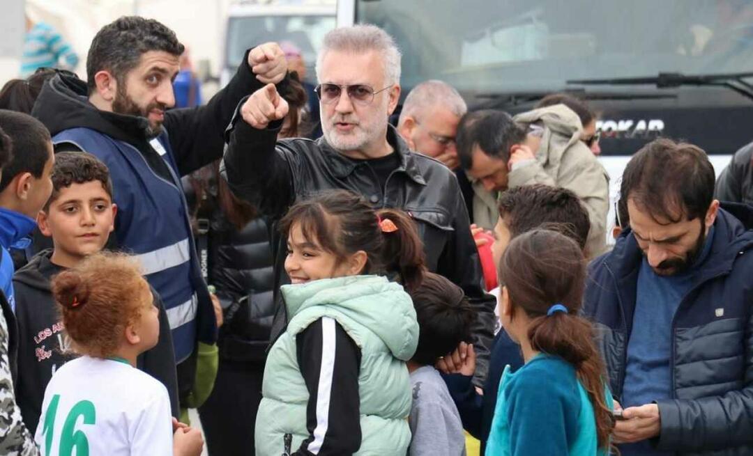 Tamer, som dro til jordskjelvområdet, møtte barn fra Karadağ! 