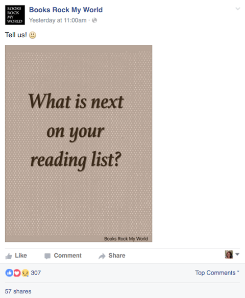 bøker rocker min facebook innlegg