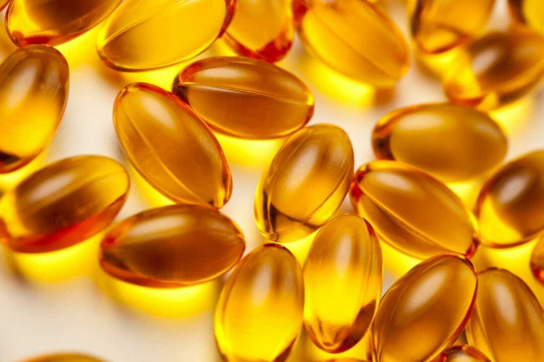 Vitamin E kan også suppleres i pilleform.