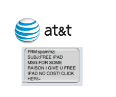 Hindre tekstsøppel på AT&T