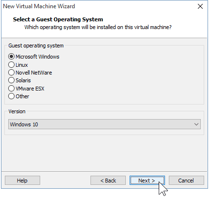 04 Velg OS Windows 10 32-bit 64-bit