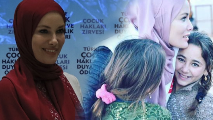 Første foto fra Gamze Özçelik, som gikk inn i hijab