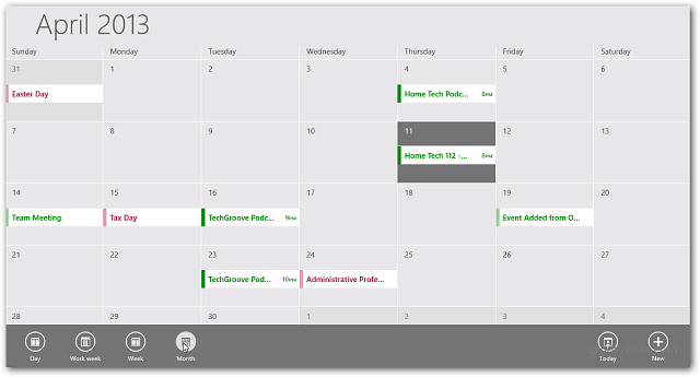Slik legger du til Google Kalenderhendelser i Windows 8 Kalender-app