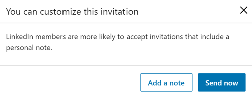 Tilpass LinkedIn-meldinger, trinn 3.