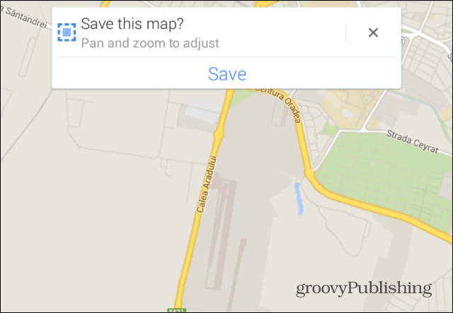 Google Maps lagrer panelen