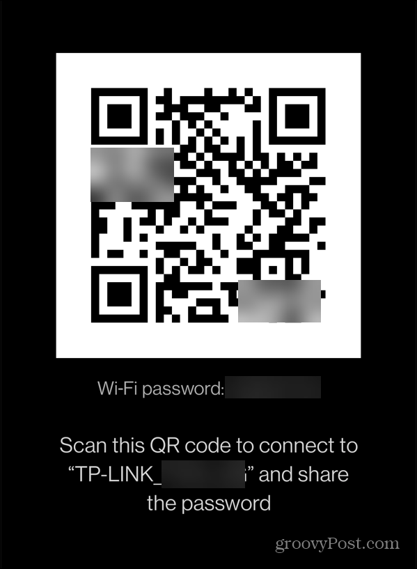 wi-fi passord qr kode