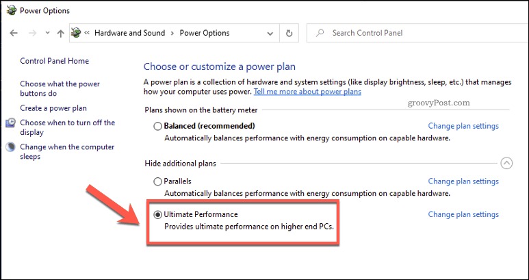 Aktiver Ultimate Performance Mode i Windows 10