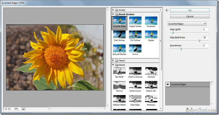 GroovyPost lærer Photoshop: Grunnleggende om filtre inkludert Liquify