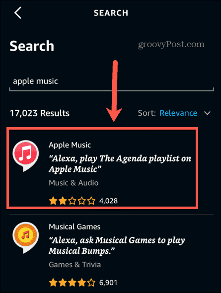 alexa apple music ferdighet